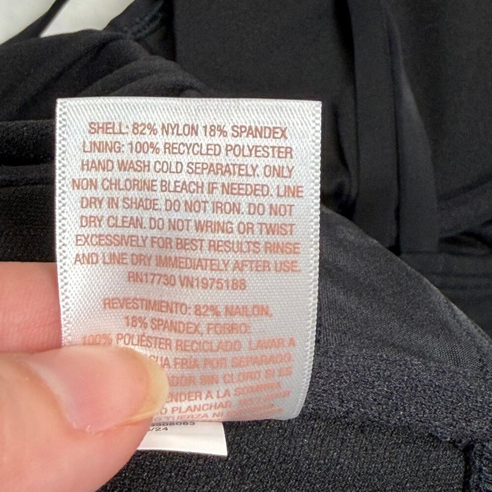 Shade & Shore Bikini Top Women's 36C Black Keyhole Removable Pads Adjustable NEW - Picture 5 of 7